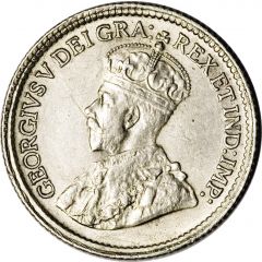 5 Cents - George V with DEI GRATIA
