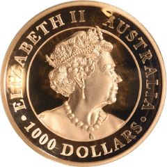 1000 Dollars - Elizabeth II 6th Portrait - Kimberley Sunset