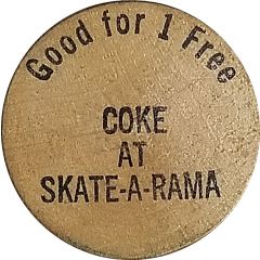 Wooden Nickel - Skate-A-Rama Free Coke