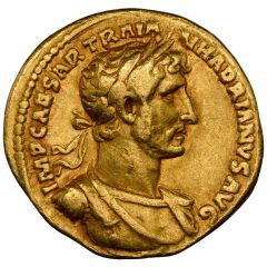 Aureus - Hadrian P M TR P COS II CONCORD, Concordia and Spes