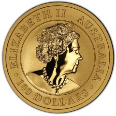 100 Dollars - Elizabeth II 6th Portrait - Emu - Gold Bullion Coin