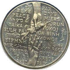 Holiday Greeting Card Medal - Peace on Earth
