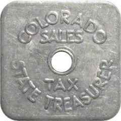 1/5 Cent - Sales Tax Token Colorado