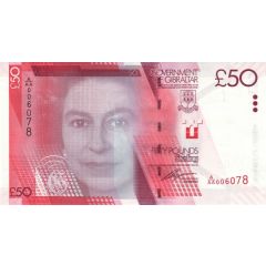 50 Pounds - Elizabeth II Grand Casemates Square