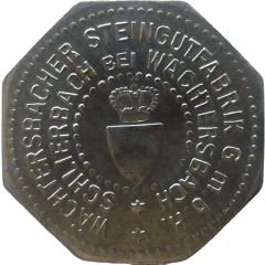 50 Pfennigs - Schlierbach Wächtersbacher Steingutfabrik G.m.b.H.