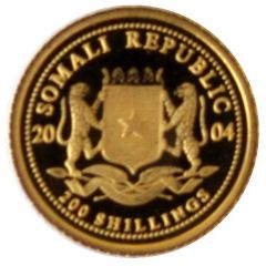 200 Shillings Elephant, Gold Bullion Coinage