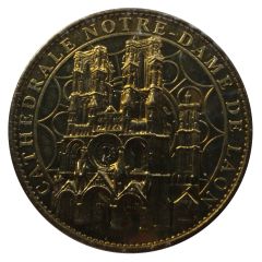 Token - Arthus Bertrand - Cathédrales et sanctuaires de France Cathédrale Notre-Dame de Laon