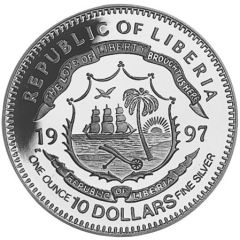 10 Dollars Independence of Liberia