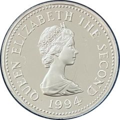 1 Pound - Elizabeth II Schooner, Resolute, Silver Proof