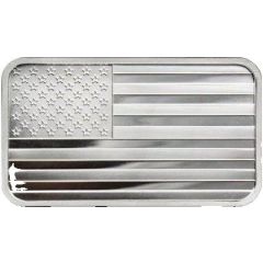 5 Ounces - Silvertowne American Flag