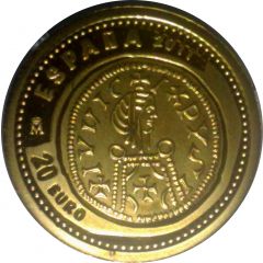 20 Euros Visigothic Tremissis of Leovigildo