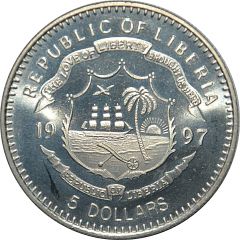 5 Dollars Princess Diana - Queen of Hearts