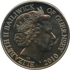 5 Pounds Elizabeth II Liberation of Guernsey