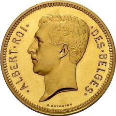 5 Francs - Albert I Pattern - French Text