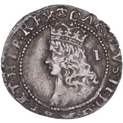 1 Penny - Charles II 3rd hammered issue