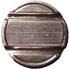 Blank Token with 2 grooves, 26 mm