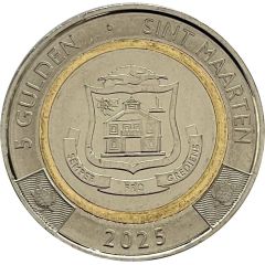 5 Caribbean Guilder - Willem-Alexander