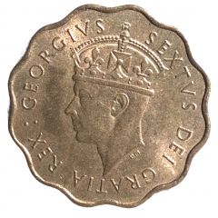 1/2 Piastre - George VI
