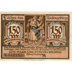 1.50 Mark Sparkasse