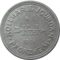 10 Pfennig - Pforzheim Kollmar and Jourdan A.G.