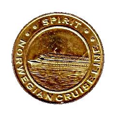 Token - Caribbean Mint Norwegian Cruise Line - Spirit