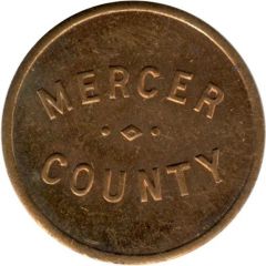 1/4 Cent - Sales Tax Token Mercer County, Illinois