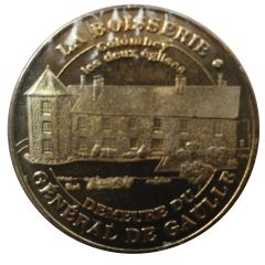 Monnaie de Paris Tourist Token - La Boisserie Demeure du Général de Gaulle