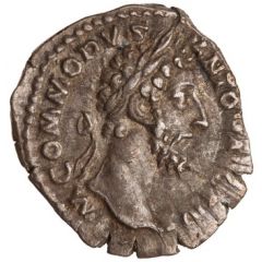 Denarius - Commodus TR P VIII IMP V COS IIII P P, Mars