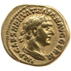 Quinarius Aureus - Trajan DACICVS COS V P P, Victory