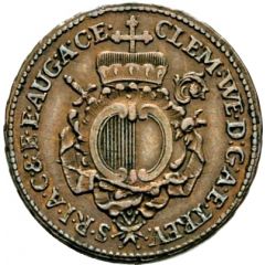 1/2 Kreutzer - Clemens Wenzel of Sachsen
