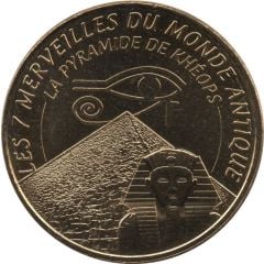 Monnaie de Paris Tourist Token - Les 7 merveilles du monde antique La pyramide de Khéops