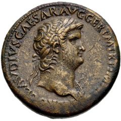 Sestertius - Nero DECVRSIO S C