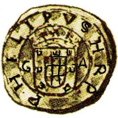 SÃO TOMÉ - Filipe II Goa mint