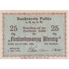 25 Pfennigs Bankverein