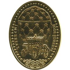 Medal - Imperial Faberge Eggs - Royal Collection Coronation Egg