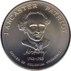 Token - Bicentennial Series Lancaster Patriot
