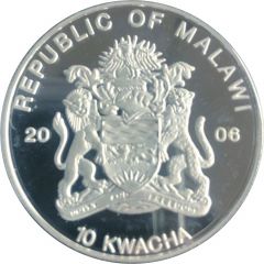 10 Kwacha Queen Elizabeth II 80th Birthday