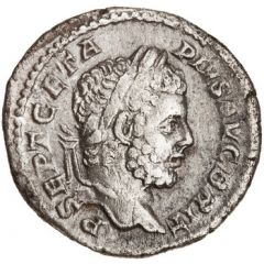 Denarius - Geta TR P III COS II P P, Janus