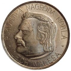 Medal - Lech Wałęsa Nobel Peace Medal