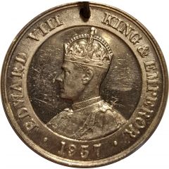 Medal - Proposed Coronation of Edward VIII 1937