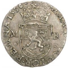 1/2 Testoon - Mary I 1st Period, Type IIIa
