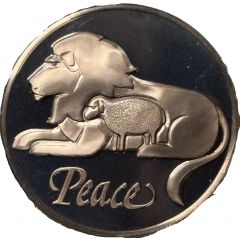 Holiday Greeting Card Medal - Peace