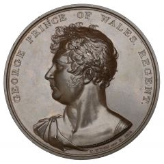 Medal - George III Peace of Paris, T. Wyon