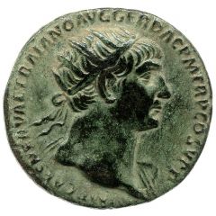 Dupondius - Trajan S P Q R OPTIMO PRINCIPI S C