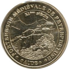 Monnaie de Paris Tourist Token - Aude Forteresse médiévale de Peyrepertuse - XIème siècle