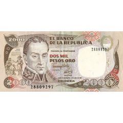 2000 Pesos Oro