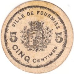 5 Centimes - Ville de Fourmies [59]