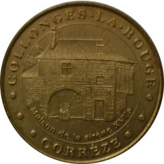 Tourist token - Monnaie de Paris - Collonges-la-Rouge - Maison de la Sirène