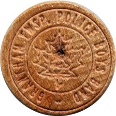 Wooden Nickel - Grantham Twsp. Police Boys Band Ontario