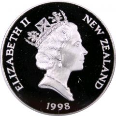 150 Dollars - Elizabeth II 3rd Portrait, Founding, Platinum Proof